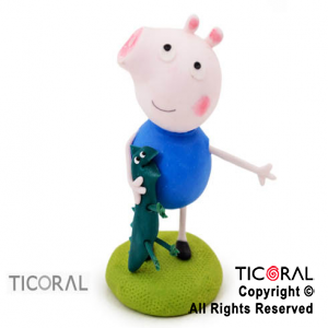 ADORNO JORGE EL CERDITO A PORCELANA FRIA x 1
